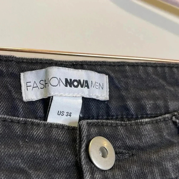 Fashion Nova Mens Black Jeans - Picture 5 of 10